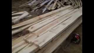 Aspen Lumber at Hilltop Ranch in Sunny Alberta with Treehugger Sawmill [upl. by Nissa]