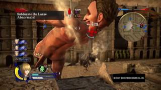 Attack on Titan  PS4 Gameplay Footage [upl. by Coray]