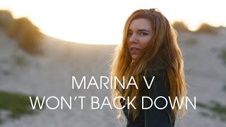 Wont Back Down  Tom Petty  by Marina V lyric video [upl. by Henryetta]