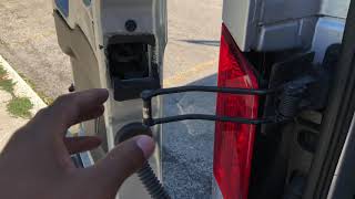 Ford Transit  Rear door lock feature [upl. by Collyer]