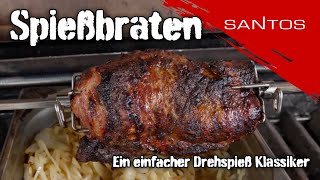 Saftiger perfekter Spießbraten vom Santos S518 [upl. by Ballard]