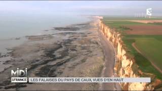 VUE DEN HAUT  Les falaises du pays de Caux [upl. by Nahtannoj633]