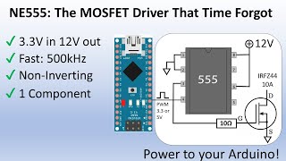 NE555 The MOSFET Driver That Time Forgot Until Now [upl. by Yecnahc16]