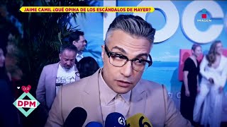 Jaime Camil reacciona a los escándalos de Sergio Mayer  De Primera Mano [upl. by Killigrew]