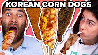 Korean Corn Dogs The Perfect Snack or Overrated Trend [upl. by Graehme304]