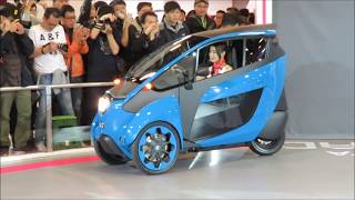 2016 台北車展 TOYOTA iROAD三輪車動態展示秀 [upl. by Elinet]