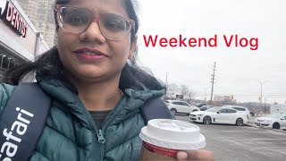 Weekend Vlog  Vlog 1  Grocery Shopping  Canada Lo Inkollu Ammai weekend vlogs weekendroutine [upl. by Kcaz]