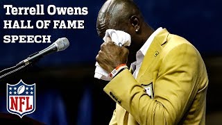 Best of Terrell Owens Hall of Fame Speech  NFL [upl. by Neyud117]