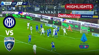 Highlights  Inter Milan vs Empoli FC Match Today  Serie A football league 2024  FC 24 [upl. by Aihsile213]