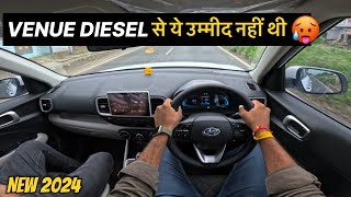 Should you buy Venue Diesel in 2024  Hyundai Venue Diesel Drive  New 2024 Hyundai Venue Drive🔥 [upl. by Ynaffyt]