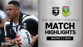 Pacific Championships 2024  Kiwi Ferns v Jillaroos  Match Highlights [upl. by Ellenor244]