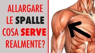 💪 COME ALLARGARE LE SPALLE LA VERITA DI ESERCIZI E ANATOMIA [upl. by Lyell]