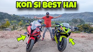 Drag Bmw s1000rr 1st gear vs Kawasaki zx6r 2024🔥 [upl. by Araes]