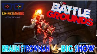 🔥WWE 2K Battlegrounds Gameplay Braun Strowman VS Big Show🔥😎 [upl. by Harragan]