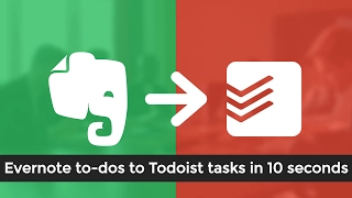 Evernote to Todoist Integration  Todos [upl. by Cirdahc130]