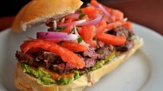 Grilled Skirt Steak Sandwich  World of Flavor [upl. by Domini]