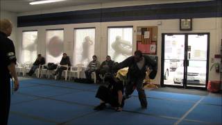 Tony Martinez Sr Kenpo Karate Belt Test 12172011 [upl. by Bondon]