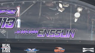 Real Pro Stock  Jordan Ensslin Test Hit 2  Snowbird Outlaw Nationals  Bradenton Motorsports Park [upl. by Deehsar]