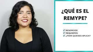 QUÉ ES EL REMYPE PARA LAS EMPRESAS EN EL PERÚ  Minutiplegal [upl. by Ytsirt863]