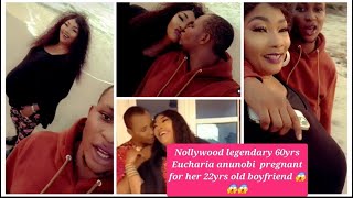 Nollywood actor Eucharia anunobi pregnant for her 22yrs old boyfriend congratulations to them [upl. by Jorie865]