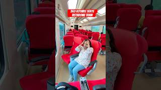 360 Rotable seats Vistadome Train shorts [upl. by Goto]