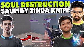 iQOOSouL Saumay Zinda Knife Omega 😳 Team SouL Domination 🥵🚀 [upl. by Yelserp]