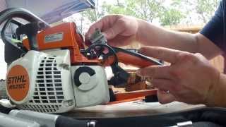 How To Troubleshoot and Tune Up a STIHL Chainsaw clip 3 [upl. by Ilek713]