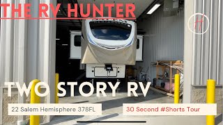 30 Second  TWO STORY 5 Slide 5th Wheel Tour  2022 Salem Hemisphere 378FL  The RV Hunter [upl. by Hitt69]