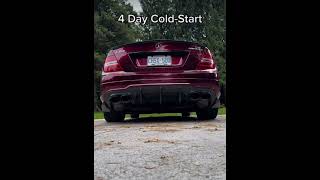 C63 amg w204 cold start carsbikesandquads automobile youtubeshorts youtube cartok [upl. by Neerual]