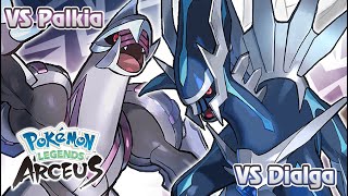 Pokémon Legends Arceus  Palkia amp Dialga Battle Music HQ [upl. by Pennebaker]