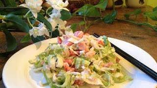 Endive Salad with Lime Almond Dressing  Live Starter [upl. by Mesics]