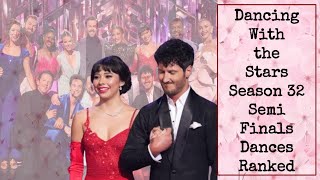 Dancing With The Stars Season 32 SemiFinals Dances Ranked [upl. by Israeli]