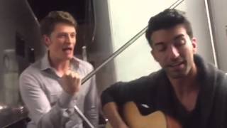 Me and Justin Baldoni improvising a song [upl. by Wieren]