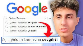 Görkem Karaaslan SEVGİLİSİ  Google Aramaları [upl. by Timothy]