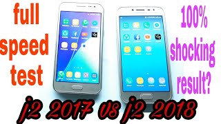 samsung J2 2018 vs samsung j2 2017 [upl. by Eiznekam]