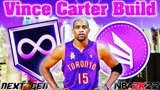 Best Vince Carter Build 2k22 Next Gen Best Slasher Build with Contact Dunks NBA 2k22 Next Gen [upl. by Ecirtnom]