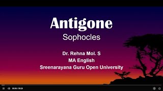 Antigone Sophocles  Drama [upl. by Jacoby201]