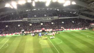 サッカー日本代表vsラトビア代表 JAPAN vs LATVIA 日本国国歌 201326 [upl. by Pineda716]