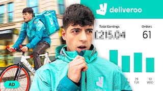 I Worked 12 HOURS for Deliveroo amp Made £ [upl. by Cronin]