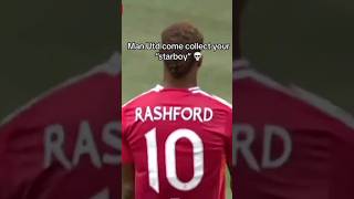 Marcus Rashford performance for Manchester United vs Manchester City match 😳  Football meme  EPL [upl. by Kussell]