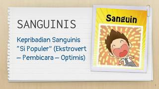 Kepribadian Sanguinis [upl. by Akimad]