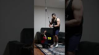 Home Workout With Daughter ♥️ saadrajab99 [upl. by Arne]