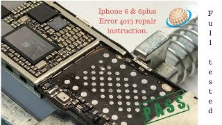 iphone6 401340144005 repair by ipbox full instruction [upl. by Tiffy504]