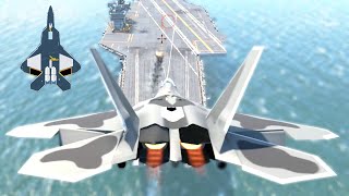 F22 RAPTOR Carrier LANDING in War Thunder [upl. by Muraida970]