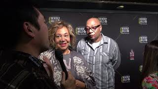 Angela Robinson Witherspoon and Abdul Malik Abbott Carpet Interview at Beverly Hills Film Festival [upl. by Nert]