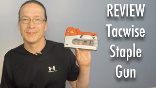 Review Tacwise Z3140 Staple Gun [upl. by Christoforo]