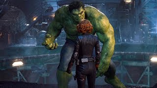 Hulk and Black Widow Kiss Scene  Avengers Age of Ultron 2015 Movie Clip HD [upl. by Penrose]