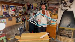 Building a New Old Stock Rivendell Bleriot Bicycle  Part 1 [upl. by Ramhaj]