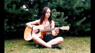 Eddie Vedder  Guaranteed  Guitar Cover Monika Kosior [upl. by Naoh319]