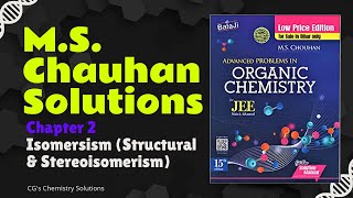 MS Chauhan Isomerism Q91115  Organic Chemistry  JEE Main  Chemistry  CGs Chemistry Solutions [upl. by Ailero558]